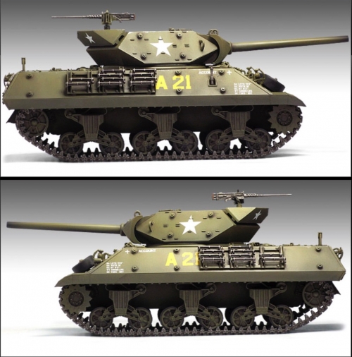 13288    Ac.    Американская САУ М10 с внутренней деталировкой.