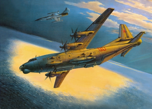 046   R.  Cоветский транспортный  самолет Антонова  Ан-12-БК-ППС