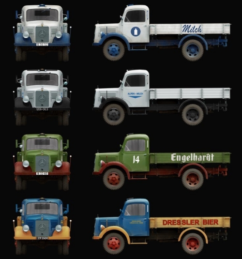 38014    Mi.    Немецкий грузовой автомобиль L1500S