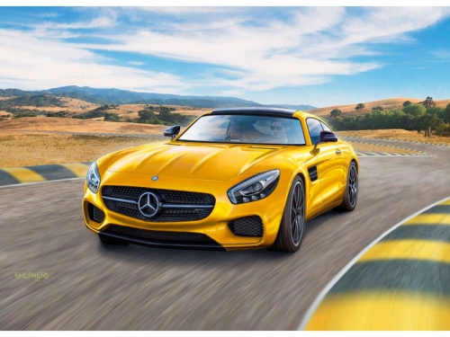 07028     Re.    Немецкий автомобиль спорткар "Mercedes" AMG GT.