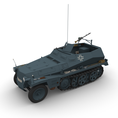 6100     Д.   Немецкий бронетранспортер Sd.Kfz. 250/1 Ausf. B.