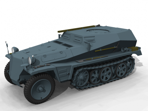 6140    Д.    Немецкий бронетранспортер SD.KFZ. 253 LE BEOB.PZ.WG.