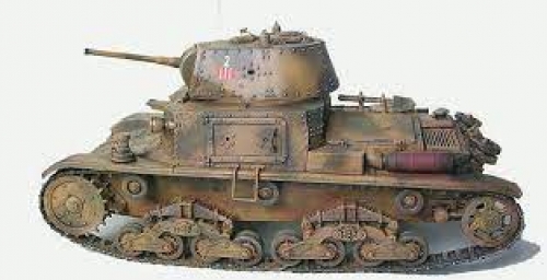 3516    З.    Итальянский средний танк M13/40.