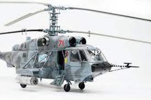 05110    Тр.    Советский корабельный транспортно-боевой вертолёт Ka-29 Helix-B.(с внутренней деталировкой).