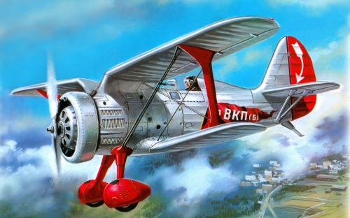 72062    IC.    Советский истребитель-биплан И-15