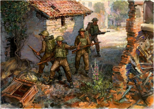 6226  З.   Британские разведчики 1939-1945 г. (4 шт)
