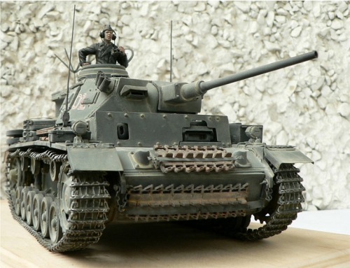 9018    Д.    Немецкий командирский танк Pzbflswg III Ausf. K Sd.Kfz. 267.