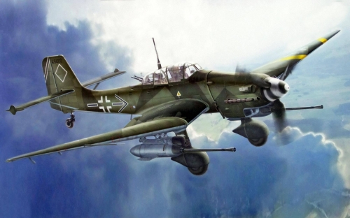 12404   АК.    Немецкий самолет JU-87G Ханс-Ульрих Рудель