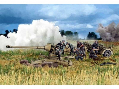 6522    Д.     Немецкая противотанковая пушка PAK 43/3 L/71 MIT BEHELFSLAFETTE.
