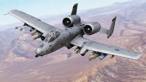 02215  Тр.  Американский штурмовик  Fairchild-Republic A-10 Thunderbolt II (Night/Adverser Weather)