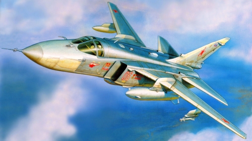7268      З.     Советский самолет "Су-24МР"