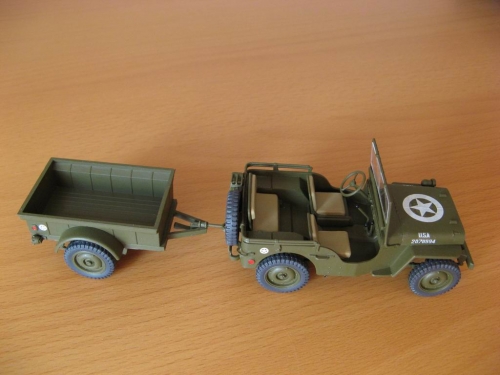 314    I.    Американский автомобиль Willys MB Jeep с прицепом и 3 фигуры