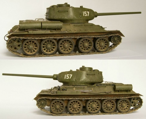 6319      Д.      Советский танк T-34/85 (модификация 1945 года).
