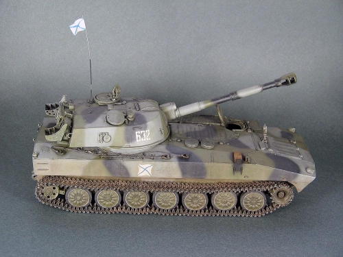 206     С.   Советская САУ-2S1 "ГВОЗДИКА".
