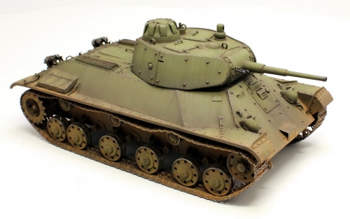 3560    МА.   Советский танк Т-50.