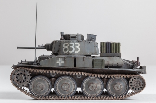 6290     Д.    Немецкий танк Pz.Kpfw. 38(t) Ausf. G с внутренним интерьером.