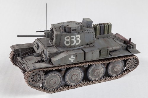 6290     Д.    Немецкий танк Pz.Kpfw. 38(t) Ausf. G с внутренним интерьером.