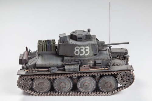 6290     Д.    Немецкий танк Pz.Kpfw. 38(t) Ausf. G с внутренним интерьером.