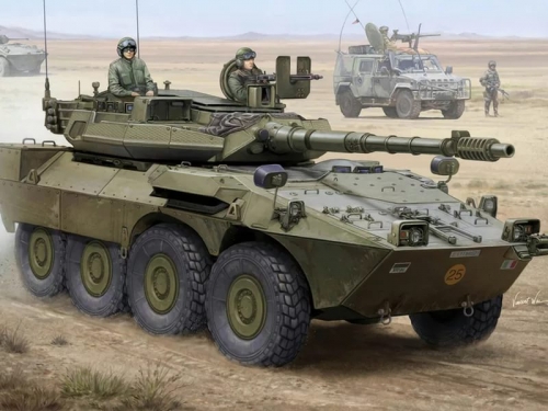 01564   Тр.  Итальянская САУ  В1  Centauro с навесной броней