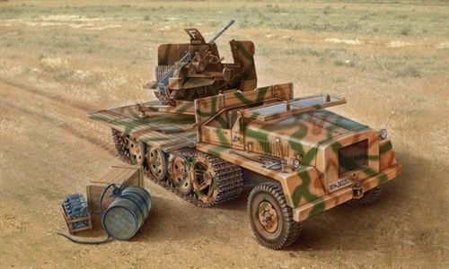 6480    Д.    .Немецкая самоходная зенитная установка SWS with Flak 43.