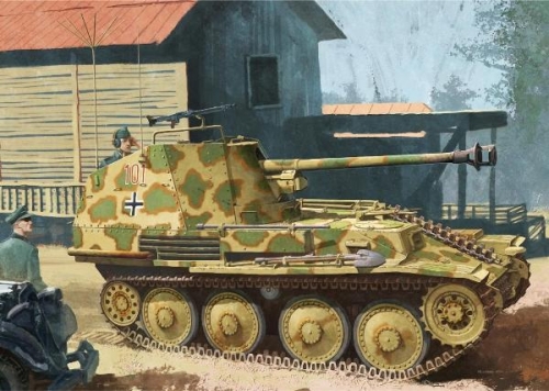 6472    Д.    Немецкая самоходная артиллерийская установка "Мардер" III M.