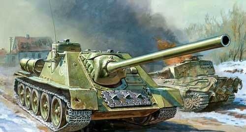 5044   З.   Советская САУ "СУ-100"