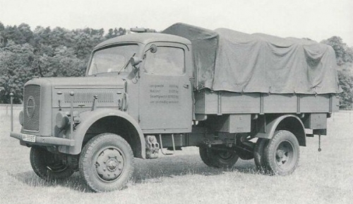 35451  IC.   Германский армейский грузовой автомобиль II MB KHD S3000,