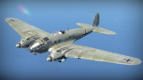 48261    ИС.   Германский бомбардировщик He 111H-3,времен ІІ МВ.