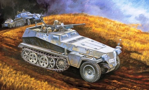 6139   Д.   Немецкий бронеавтомобиль  SD. KFZ. 250/10 с пушкой 3.7CM ПАК