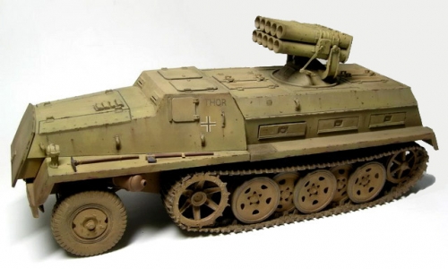 356    I.   Немецкая ракетная установка sWS with Panzerwerfer 42.