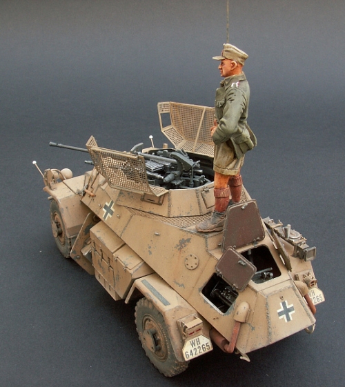 82442   HB.  Немецкий легкий бронеавтомобиль Sd.Kfz. 222 с 20 мм автоматической пушкой.