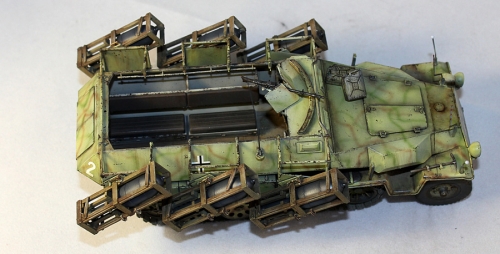 6284    Д.    Немецкий бронетранспортер Sd,Kfz 251/2 Ausf. C mit Wurfrahmen 40.