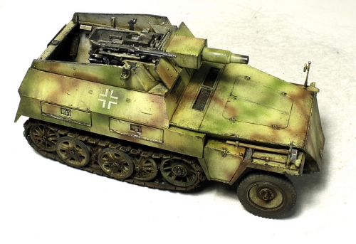 6102    Д.    Немецкий бронетранспортер SD.KFZ. 250/8 NEU 7.5CM KWK37(L/24) "STUMMEL".