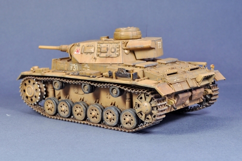 9032     Д.     Немецкий танк PzKpfw. III  Ausf. G. Африканский корпус.