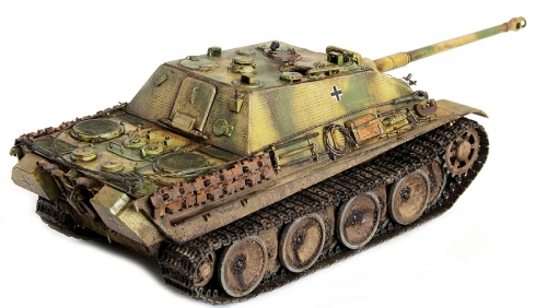 6245     Д.     Немецкая САУ Sd.Kfz. 173 "Ягдпантера" ранняя версия.