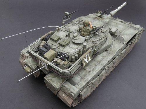2080    Та.    Израильский основной боевой танк Merkava Mk.2B.
