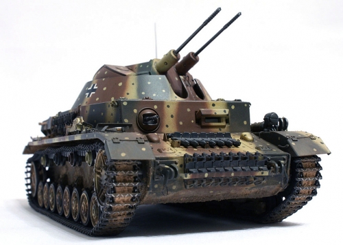 6136 Д. Немецкая FLAK.PZ. IV зенитная установка 