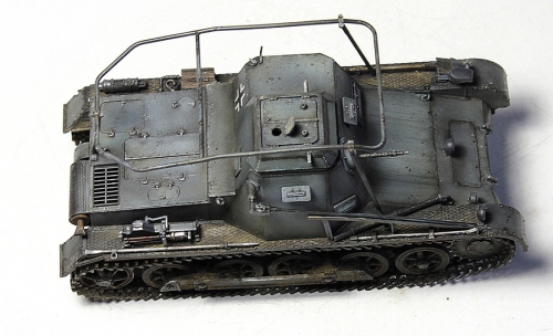 6218    Д.    Немецкая командно-штабная машина SD.KFS.265 командирский танк на шасси легкого танка PZ.I.