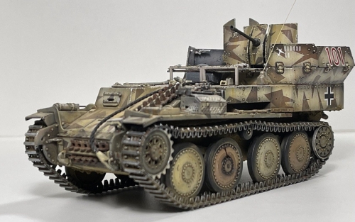 3579   МS.   Немецкая зенитная установка Sd.Kfz 140 Ausf.L Flakpanzer 38(t) (Гепард)