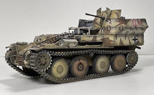 3579   МS.   Немецкая зенитная установка Sd.Kfz 140 Ausf.L Flakpanzer 38(t) (Гепард)