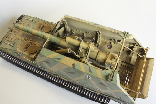 01540     Tр.     Немецкая Geschutzwagen Tiger Grille21/210mm Mortar 18/1 L/31.