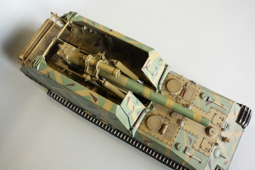 01540     Tр.     Немецкая Geschutzwagen Tiger Grille21/210mm Mortar 18/1 L/31.