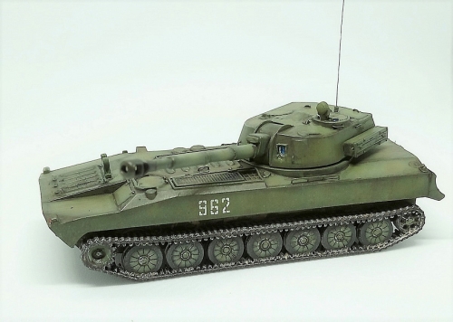 7421  З.   Советская 122-мм самоходная гаубица "Гвоздика"
