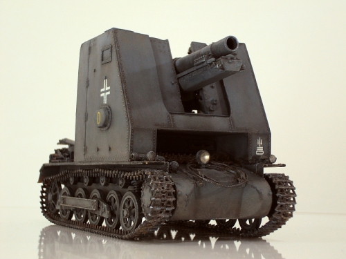 3508   МS.   Немецкая штурмовая гаубица Bison sIG 33 auf Pz.Kpfw I