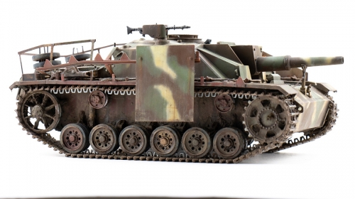 8006     ТА.     Немецкая самоходная артиллерийская установка StuH 42.