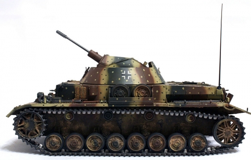 6136 Д. Немецкая FLAK.PZ. IV зенитная установка "КУГЕЛЬБЛИЦ" (прототип, С 3 CM FLAK 103/30).