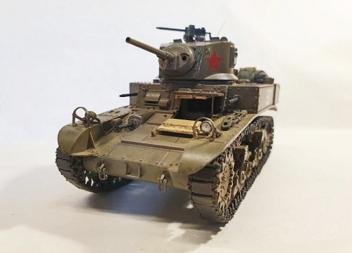 6498     I.    Американский танк M3A1 с внутренней деталировкой