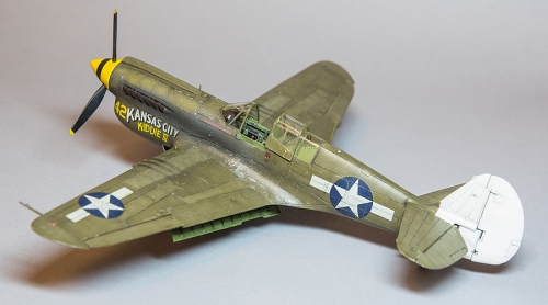 02212  Тр.  Американский истребитель-штурмовик  P-40N Kitty hawk
