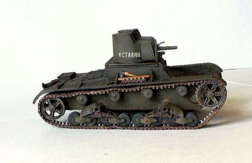 3542     З.     Советский танк   Т-26  обр. 1932 г. (двухбашенный)