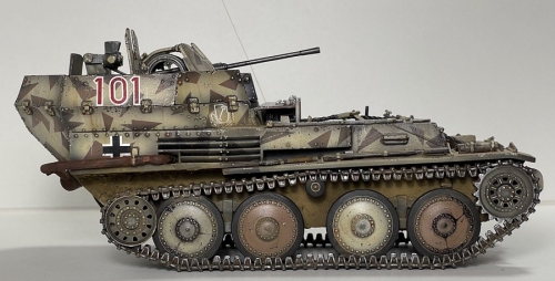 3579   МS.   Немецкая зенитная установка Sd.Kfz 140 Ausf.L Flakpanzer 38(t) (Гепард)